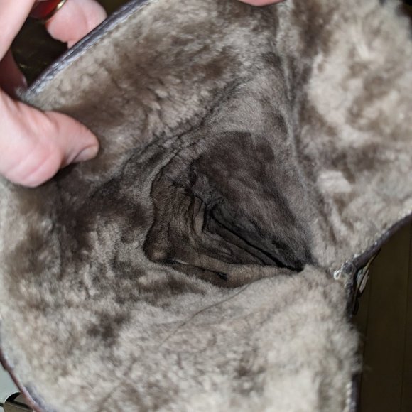 Frye "Valerie" leather pull-on boots, shearling-lined - Picture 4 of 6